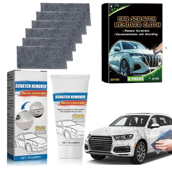 Paño antiarañazos para coche Nano Sparkle, Omaky, 6 unidades