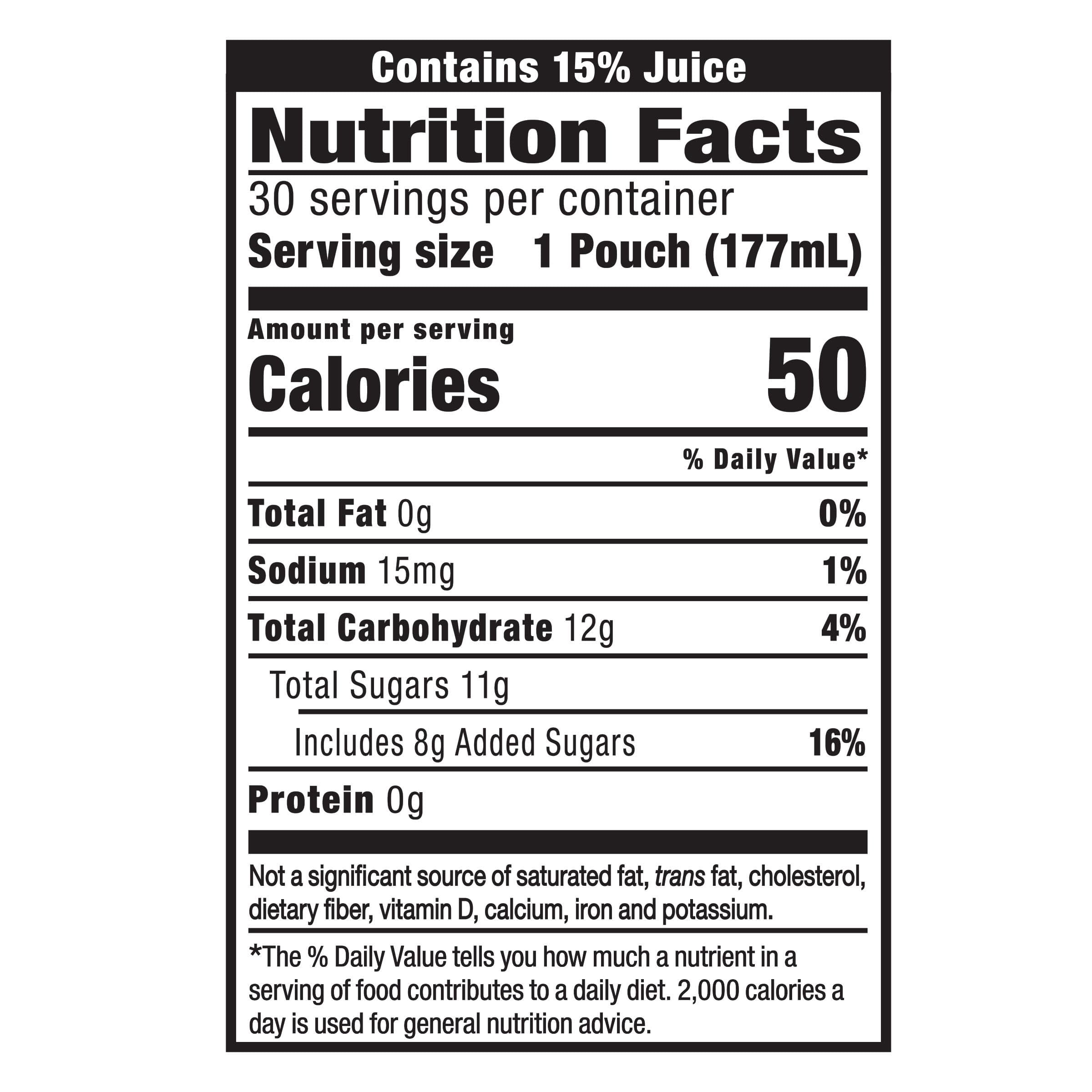 Capri Sun Fruit Punch flavored Juice Drink Blend, 30 ct Box