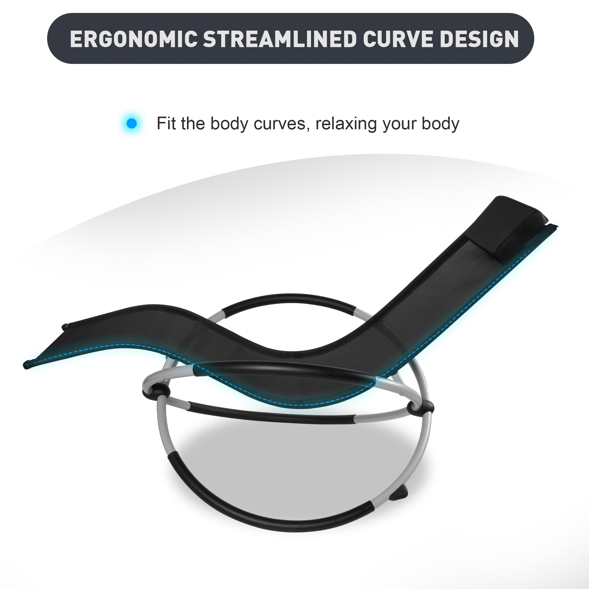 Moon rocker online sun lounger