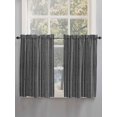 thumbnail image 5 of Vintage Black Bathroom Window Curtain, Country Farmhouse Plants Tree Pattern Light Filtering Coffee Kitchen Curtains, Bedroom Living Room Curtains 2 Panel 84"x45", 5 of 6