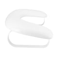 thumbnail image 2 of Serenable PU Leather U Shape Nail Arm Rest Nail Arm Rest Stand Accessories Professional Detachable Manicure Armrest for Salons Home DIY white, 2 of 10