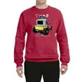 thumbnail image 2 of Ford Model T 1900 Vintage | Mens Cars and Trucks Crewneck Graphic Sweatshirt, Vintage Heather Red, Large, 2 of 3