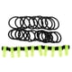 thumbnail image 1 of Toystoory 10 Uds. De plástico ajustable, anzuelos para caña de pescar, soporte para señuelo, accesorios de pesca seguros Pescar Amarillo, 1 of 5