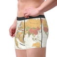thumbnail image 2 of Yiaed World Map 1 Print Men's Soft Cotton Boxer Shorts Breathable Boxers Underwear Moisture-Wicking Underwear Stretch Boxer Briefs for Man-Medium, 2 of 5
