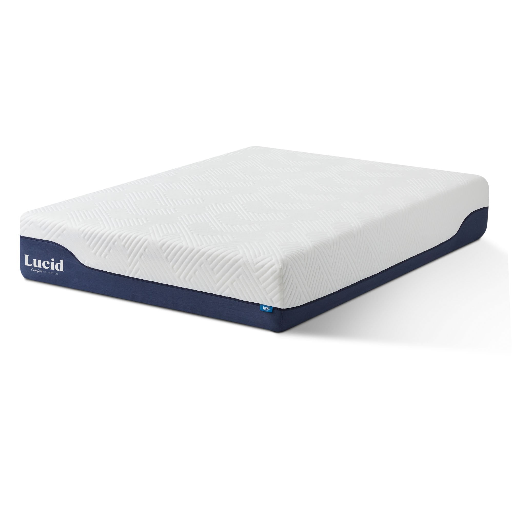 LUCID Comfort Collection 12-in Full Memory Foam Mattress in a Box