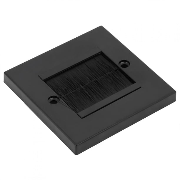 Placa de pared, cepillo para prevención de polvo, cepillo para cables, cepillo para toma de corriente de pared, panel de pared, compacto y liviano