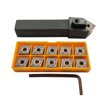

MCSNL1616H12 16×100mm Turning Tool holder + CNMG120408-MA VP15TF carbide inserts