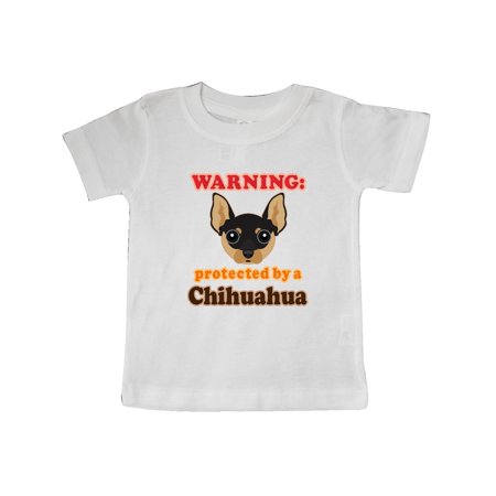 

Inktastic Protected by a Chihuahua Dog Gift Baby Boy or Baby Girl T-Shirt