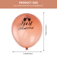 thumbnail image 2 of HEALEEP 20Ud Conjunto De Globos Para Just Married Ideales Para Fotos Y, 2 of 6