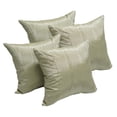 thumbnail image 1 of Blazing Needles Moire Moss 17-inch Accent Throw Pillow (Set of 4), 1 of 2