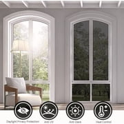 20×157 Silver One-Way Mirror Thermal Insulation Window Film for Home Use, Reflects UV Rays, Protects Privacy