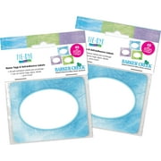 Barker Creek Name Badges & Self-Adhesive Labels, Tie-Dye, Multi-Design, Multi Purpose, Use as Name Tags, Gift Tags, Labels, Bookplates, And More! 3.5" x 2.75", 90 per Set (4366)