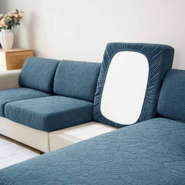 KBOOK 1/2/3 Seat Stretch Couch Cushion Covers Jacquard Sofa Seat