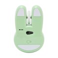 thumbnail image 1 of Adjustable DPI Sensitivity Cute Rabbit Mouse, 33ft Effective Range, Battery Powered Silent Gaming Mice with 2.4G , Symmetrical Design for Office Home Travel, 1 of 7