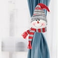 thumbnail image 4 of SIfdSeng Get it Fast Christmas Curtain Buckles Santa Snowman Curtain Tiebacks Xmas Window Decorations Curtain Holdbacks Fastener Buckles Bottle Topper for Home Holiday, 4 of 4