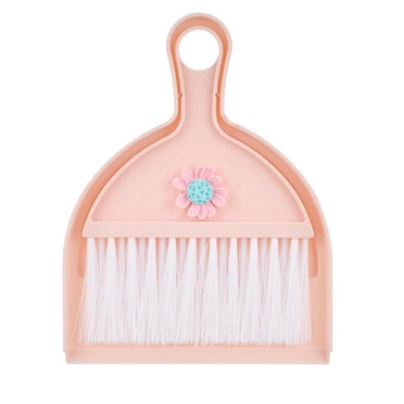 Ensemble de Jeu de Ménage Factice pour Tout-Petits, Jouets de Nettoyage, Balai et Pelle pour Enfants de Maternelle, 3 4 5 Ans, Garçons Filles, Rose