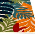 thumbnail image 4 of Loomaknoti Fortune Arianzint 2' x 3' Ivory Floral Indoor/Outdoor Accent Rug, 4 of 7