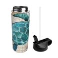 thumbnail image 2 of Sikiie Watercolor Sea Turtle Print 18OZ Insulated Straw Cup, Portable Leak-proof Sports Water Bottle, Stainless Steel Water Cup Suitable for Home and Outdoor, 2 of 8