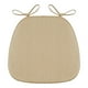thumbnail image 1 of 2 almohadillas para silla, cojín de esponja de lino transpirable para el hogar, cojín para silla de comedor, cojín para comedor, 1 of 2
