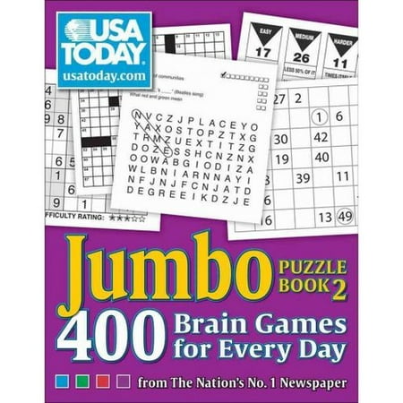 USA Today Jumbo Puzzle Book 2: 400 Brain Games for Every Day