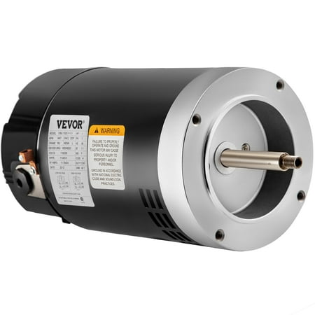 VEVOR 1 HP Swimming Pool Pump Motor  56J Frame  3467 RPM  1 Speed  230/115V  1.1 Service Factor  PSC  ODP Enclosure  C-Face Pool Motor  Replacement Pool Motor Kit