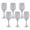 White, variant on Vikko Décor Wine Glasses, Light Gold Wine Glass, 14 Oz Fancy Wine Glasses With Stem For Red And White Wine, Thick And Durable Wine Glass, Dishwasher Safe, Set Of 6