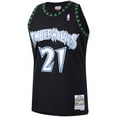 thumbnail image 2 of Men's Mitchell & Ness Kevin Garnett Black Minnesota Timberwolves Hardwood Classics Swingman Jersey, 2 of 3