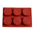 thumbnail image 3 of Molde cilíndrico de 8 y 6 cavidades de silicona para sorbetes, gelatina, pudín, jabón, pastel, herramienta para hornear, 3 of 5