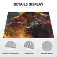 thumbnail image 3 of Fotbe Colorful Bull Western Man Alfombrilla de Secado para Cocina con Estampado, 18x24 Pulgadas, 3 of 7
