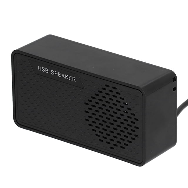 Altavoz para computadora de escritorio con tarjeta de sonido integrada y sin controladores. Minialtavoz USB portátil para el hogar.