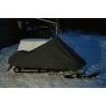 thumbnail image 3 of 200 Denier Storage Snowmobile Cover Compatible for the 2002-2002 Ski Doo Bombardier Model LEGEND GS 700 RER Snowmachine Sled. All Black., 3 of 5