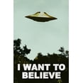 thumbnail image 1 of Póster Foundry I Want To Believe UFO Artwork, 31 x 46 cm, 1 of 6