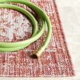 thumbnail image 4 of SAFAVIEH Courtyard Fowler Geometric Indoor/Outdoor Area Rug, Rust/Grey, 5'3" x 7'7", 4 of 10