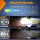 thumbnail image 4 of Nilight - Luz LED para cápsula de 48 W, 4 pulgadas, 2 luces de conducción de luz blanca IP67, impermeable, auxiliar todoterreno, iluminación para camiones, tractores, SUV, ATV, UTV, carrito de golf,, 4 of 15
