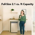 thumbnail image 4 of Whynter 2.1 cu ft Upright Freezer with Lock in Rose Gold,  Energy Star Rated, 4 of 11