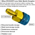 thumbnail image 3 of Kit de Acoplamiento Rápido R1234YF, Adaptador R1234yf A R134a, Kit de Conversión de Conector de Lado Alto-Bajo, Aire Acondicionado Refrigerante, 3 of 9