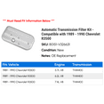 thumbnail image 2 of Automatic Transmission Filter Kit - Compatible with 1989 - 1990 Chevy R3500, 2 of 2