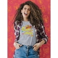 thumbnail image 2 of Cinco De Mayo Hat N Flowers Shaped T-Shirt Women -Image by Shutterstock, Female x-Large, 2 of 4