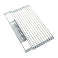 thumbnail image 2 of HOARBOEG Extra Large Gray Expandable Roll Up Dish Drying Rack,Over The Sink Kitchen Rolling Up Dish Drainer In Sink, For Kitchen Sink Counter，Foldable Sink Cover, 2 of 3