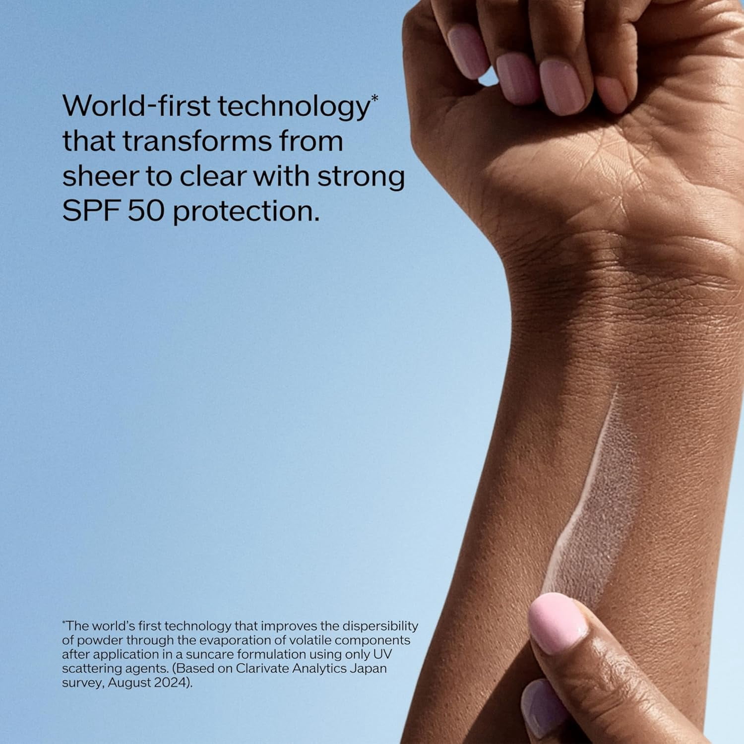 Shiseido Urban Environment Mineral Clear Sunscreen SPF 50, 100% Mineral Actives Sunscreen for Face, 30mL 1 fl. oz