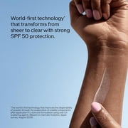 Shiseido Urban Environment Mineral Clear Sunscreen SPF 50, 100% Mineral Actives Sunscreen for Face, 30mL 1 fl. oz
