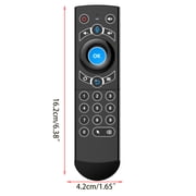 TV Remote Control with Soft for Touch Small Air Mouse Gyroscope G21 Pro Controll