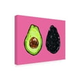 thumbnail image 4 of Trademark Fine Art Alice Straker  Avocado On Pink Canvas Wall Art, 4 of 4