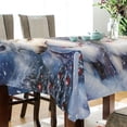 thumbnail image 3 of YAZAOO Square Tablecloth Christmas White Unicorns Pattern Tableclothes, 3 of 9
