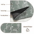 thumbnail image 6 of Sage Green Round Area Rug 6Ft Washable Circle Rugs for Bathroom Office, Vintage Minimalist Lines Abstract Art Non-Slip Carpet Floor Mats Indoor Outdoor Carpet Runner Aesthetic Home Decor, 6 of 8