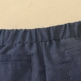thumbnail image 4 of GiLiling Girls Denim Skirts, Ruffle Hem Mini Skirt with Pockets, Elastic Waist Cotton Blend Skirt for Toddlers Casual School Wear (Blue, 6-12 Months), 4 of 6