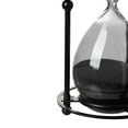thumbnail image 3 of Hourglass in Stand - Black Sand, Black, 3 of 5