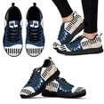 thumbnail image 1 of Music Piano Keyboard Pattern Ladies Lightweight Sneakers Mesh Flats Shoes Spring Breathable Lace-up Shoes for Women, 1 of 5