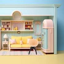 FRCOLOR Miniature Realistic Chair Model for Dollhouse Decoration Made of PLA 1 Piece