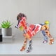 thumbnail image 3 of de perro Emulational Graffiti de perro Poodle escultura pintado perro juguete para niños ornamento, 3 of 8